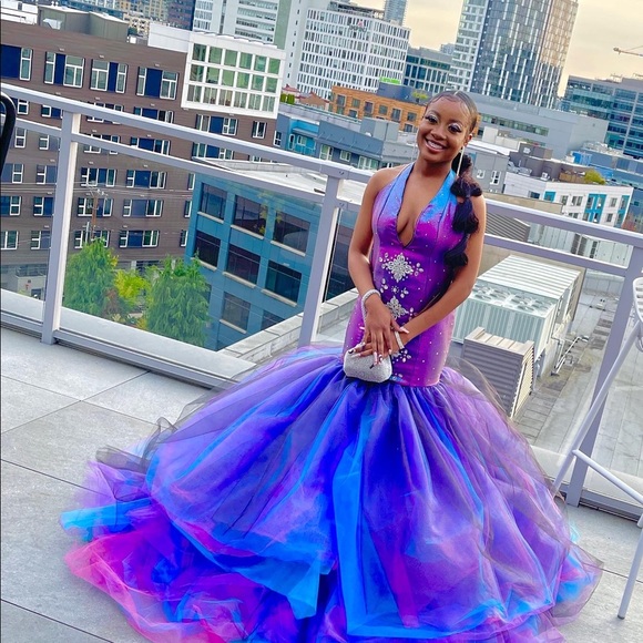 Starry Night Prom Dress🌌 - Picture 3 of 5